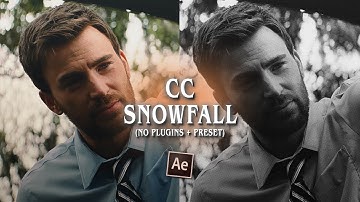cc snowfall ; after effects (no plugins + preset)