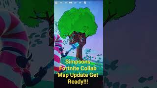 Simpsons Fortnite Collab Map Update Get Ready!!! #fortnite #gaming #fortniteclips #fortniteskins