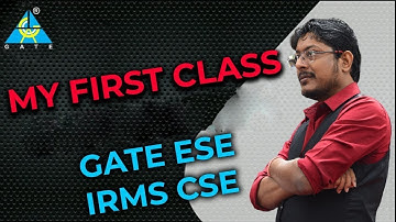 My First Class  for GATE / ESE /IRMS & CSE #gate_academy #dhande_sir #irms #civilservices