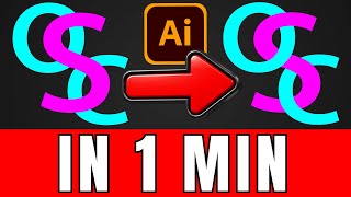 How To Overlap Letters In Illustrator - Overlapping Typography Effect