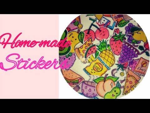 How To Make Stickers Without Double sided tape || Stickers banane ka ...