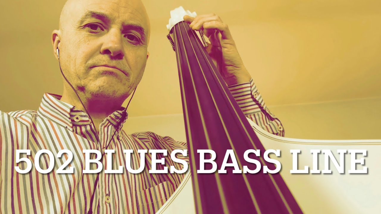 502 Blues Bass Line Play Along Backing Track 