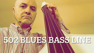 502 Blues Bass Line Play Along Backing Track