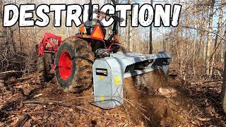 We TORE UP Everything!!! - Mulching with the Baumalight MP360