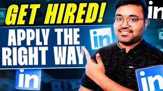 LinkedIn job search hacks and tips | how to apply jobs in 2024 | internships | shashwat tiwari