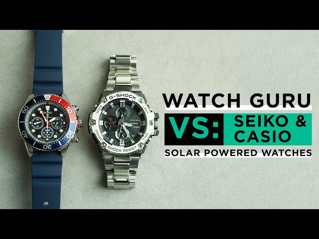 Idol Garanti Marquee Watch Guru VS: Seiko & Casio | Solar Powered Watches - YouTube