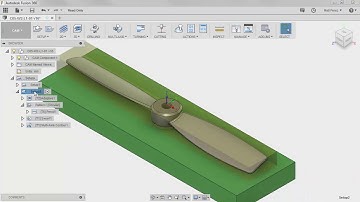 Tracing a complex edge with multi-axis contour - Manufacturing Process with Autodesk Fusion 360