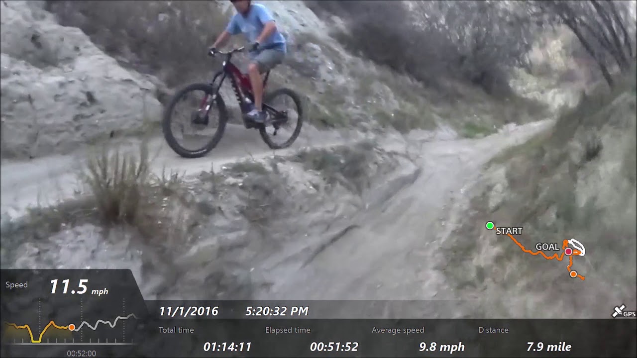 Mountain Biking jedi trail Loma Linda and hills
