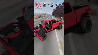 Dodge RAM vs Ford F-150 – Ultimate Crash &amp; Power Test! (Who Survives? 😱)