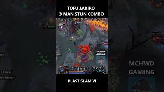 Dota 2  - Blast Slam VI - Tofu Jakiro 3 Man Stun Combo