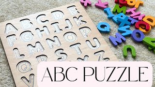 The Best Wooden Alphabet Puzzle For Toddlers & Preschoolers