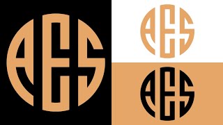 A E S Loga Design In Pixellab Professional Logo Design By Shiva Graphy