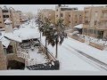 ثلوج العاصمة الاردنية عمان 2 مارس 2012 snow in jordan