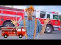 Blippi Learns Trucks at the Fire Station and More | Educational Videos for Toddlers