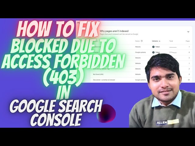 How To Fix Blocked Due to Access Forbidden (403) Error in Google Search  Console » Rank Math