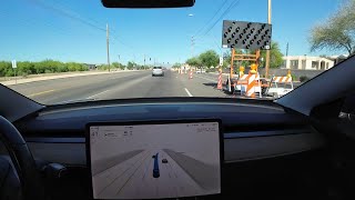 Tesla FSD 12.3.6 navigates around lane closure perfectly by Phenix9 28 views 3 days ago 15 minutes