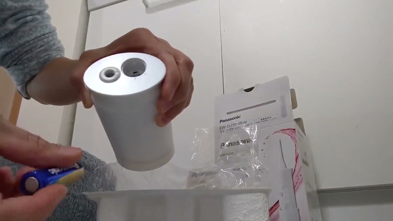 Panasonic Oral Irrigator Jet Washer Doltz White EW-DJ10-W/パナソニック 口腔洗浄器  ジェットウォッシャー ドルツ 白“Unboxing”