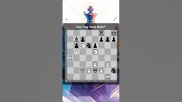Only 1% Solve This Mating Puzzle #chess #siciliandefense #chessstrategies