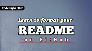 How to format your README