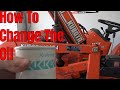 Kubota B1750 How To Change The Diesel Engine Oil