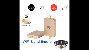 Signal Booster Amplifier Sunhans 5.8G 2W WiFi Repeater for Drone enhance Flying Distance SHRC58G2WP