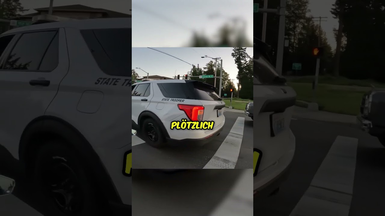 Der Biker flüchtete
