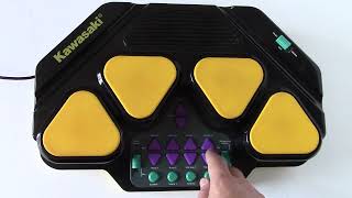 Kawasaki Deluxe Electronic Bang-A-Boom DSI Toys 57757 Toy Drum Pad Kit Instrument