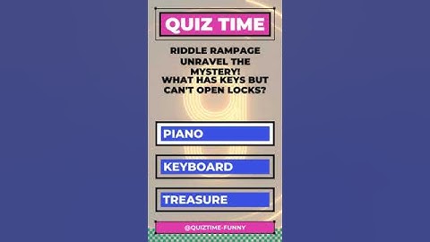[QUIZ] - Riddle Rampage #quiz #quiztime #quizchallenge #quizquestions #quizze #quizzing #quizquest