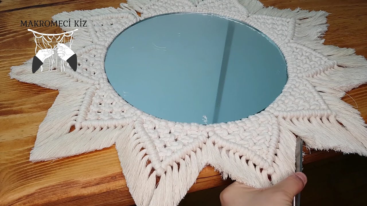Makrome Ayna Yapımı Pratik✓ ( Detaylı Anlatım )