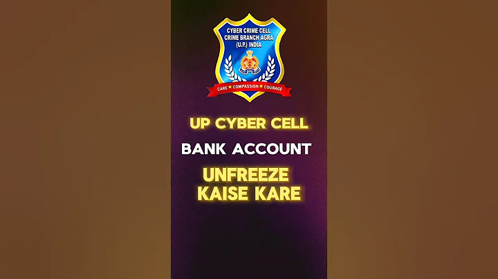 UP Cyber Cell Bank Account Freeze | Bank Account Unfreeze Kaise Kare | Uttar Pradesh Cyber Cell