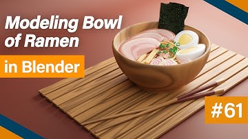 Modeling Bowl of Ramen in Blender #61