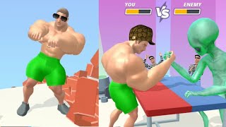 Muscle Rush ~ Smash Running Game (Android walk-through Gameplay) Part 01 Level 01 To 05 screenshot 2