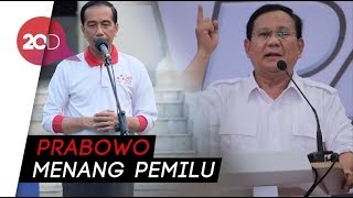 Survei INES: Prabowo Ungguli Jokowi