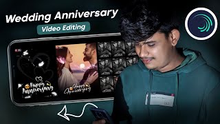 Wedding ANNIVERSARY Video Editing Tutorial In MOBILE. screenshot 2