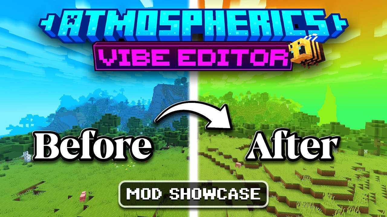 Change The Minecraft Sky, Clouds, Fog & More Using Atmospherics - YouTube