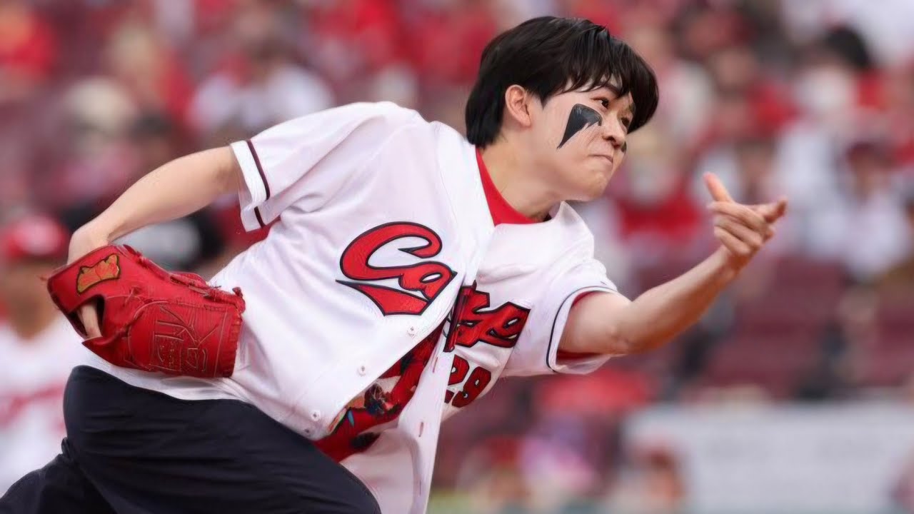 感動始球式】鈴木福くんがマウンドに降臨⚾️マエケン体操
