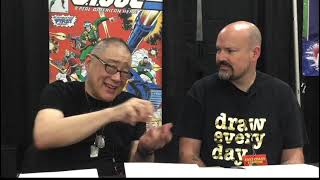 Couchdoodles. Meeting with masters: Larry Hama
