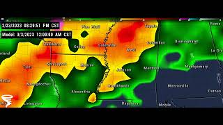GFS MODEL RUN FOR Friday 3/03/323 12am through 9am