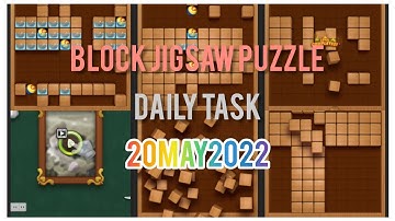block jigsaw puzzle game daily task today /solved/20 May 2022 #blockjigsawpuzzle #dailytasks