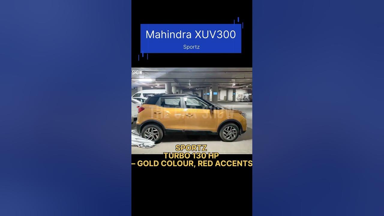 Mahindra XUV300 Sportz Turbo 130 Hp Gold Colour Red Accents asydrive mahindra-xuv300-sportz-turbo-130-hp-gold-colour-red-accents-asydrive
