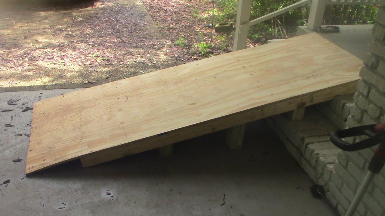 Small Ramp For Someone In Wheelchair, How To Build A Wheelchair Ramp For One Step