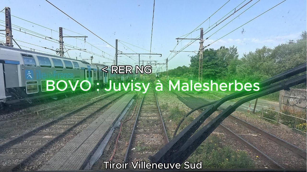 Cab Ride | RER D BOVO | Juvisy à Malesherbes