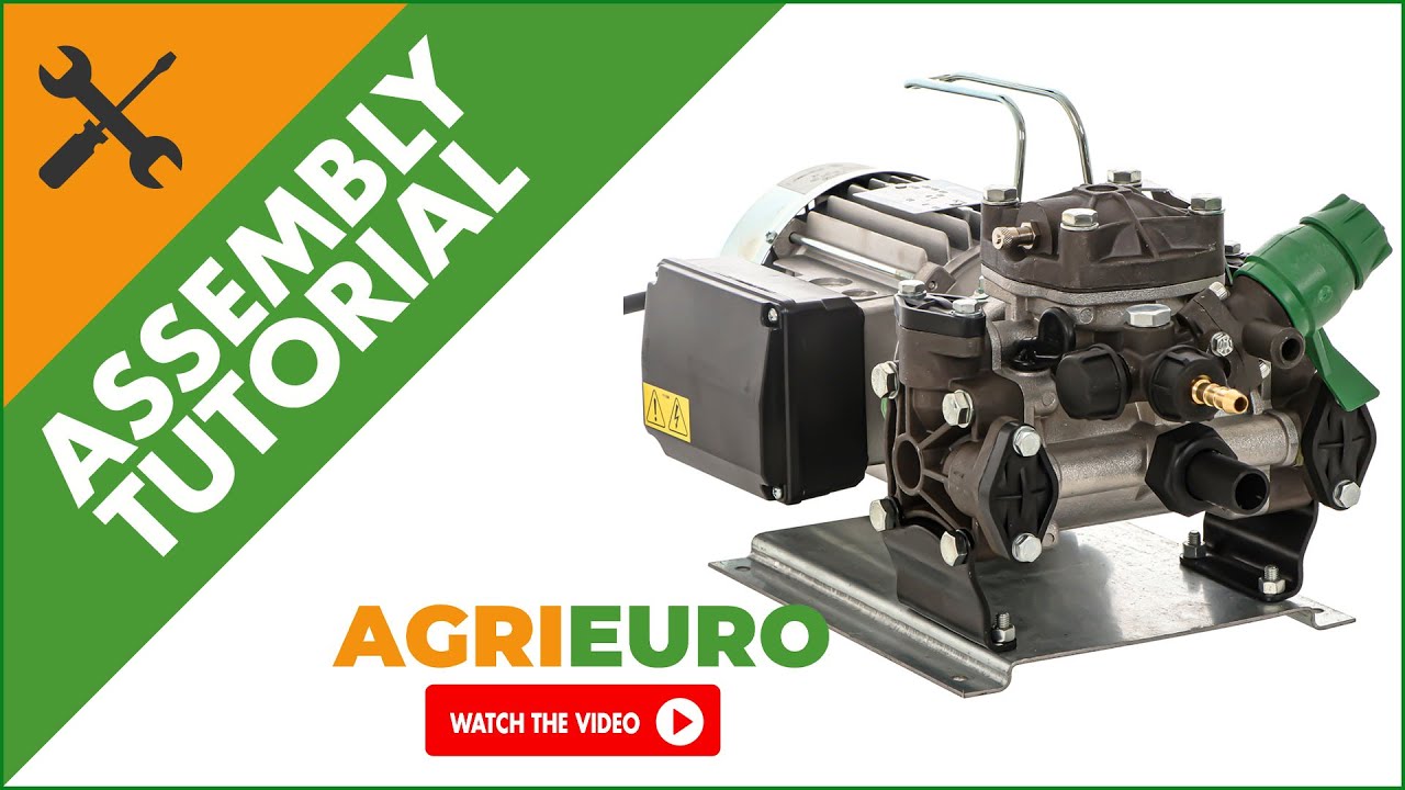 Udor Iota 20 hp1 - Electric Pump for Spraying with Single-Phase Motor - Assembly Tutorial Video