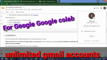 create gmail account without phone verification for Google Colab