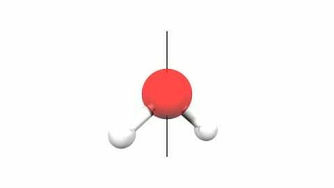 Water molecule, C2 symmetry, C2 rotation