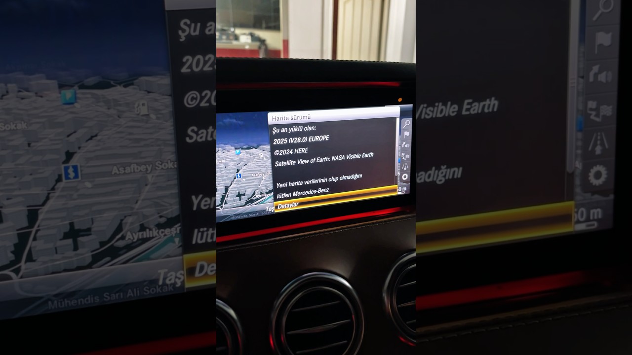 Mercedes S Serisi Harita Güncelleme | 