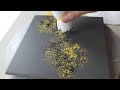 (835) Elegant background &amp; lovely flowers | Fluid Acrylic | Easy painting ideas | Designer Gemma77