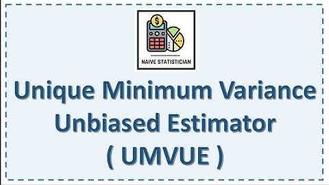 Unique Minimum Variance Unbiased Estimator (UMVUE) Part 3 - Rao Blackwell Theorem