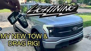 Taking Delivery of a 2022 LIGHTNING ⚡️ F-150 to TOW & Drag Race!
