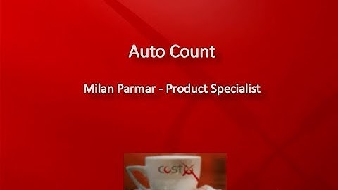 CostX Coffee Break Classroom - Auto Count